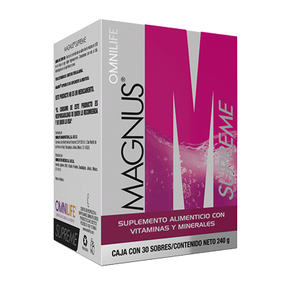 Caja de Magnus Supreme con 30 sachets listos para su consumo